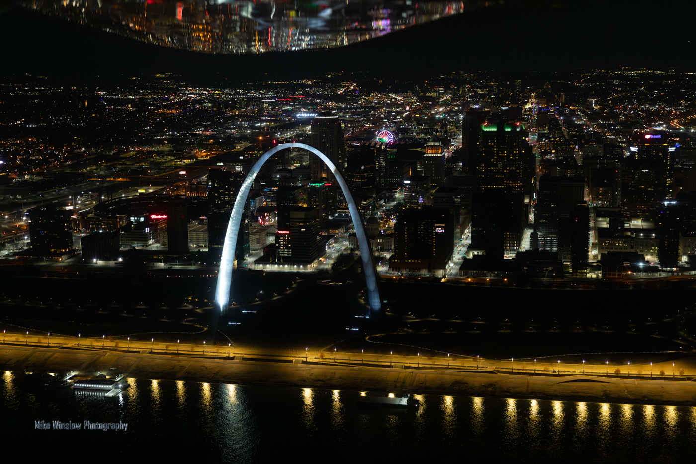 St. Louis Arch at Night