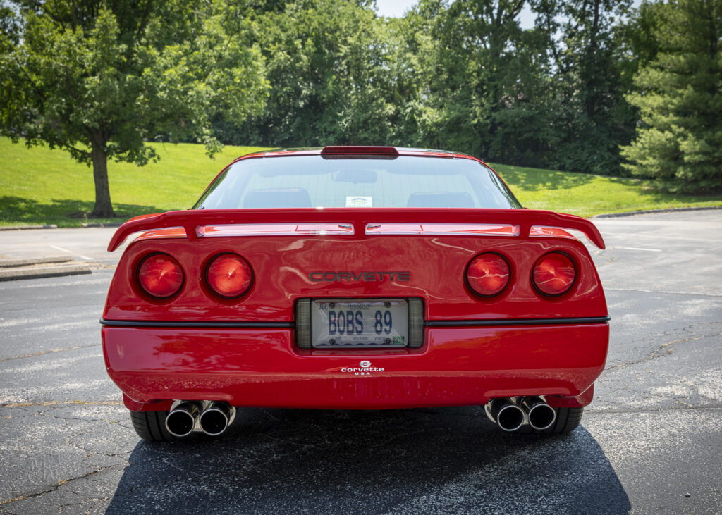 Rear end of 89 corvette