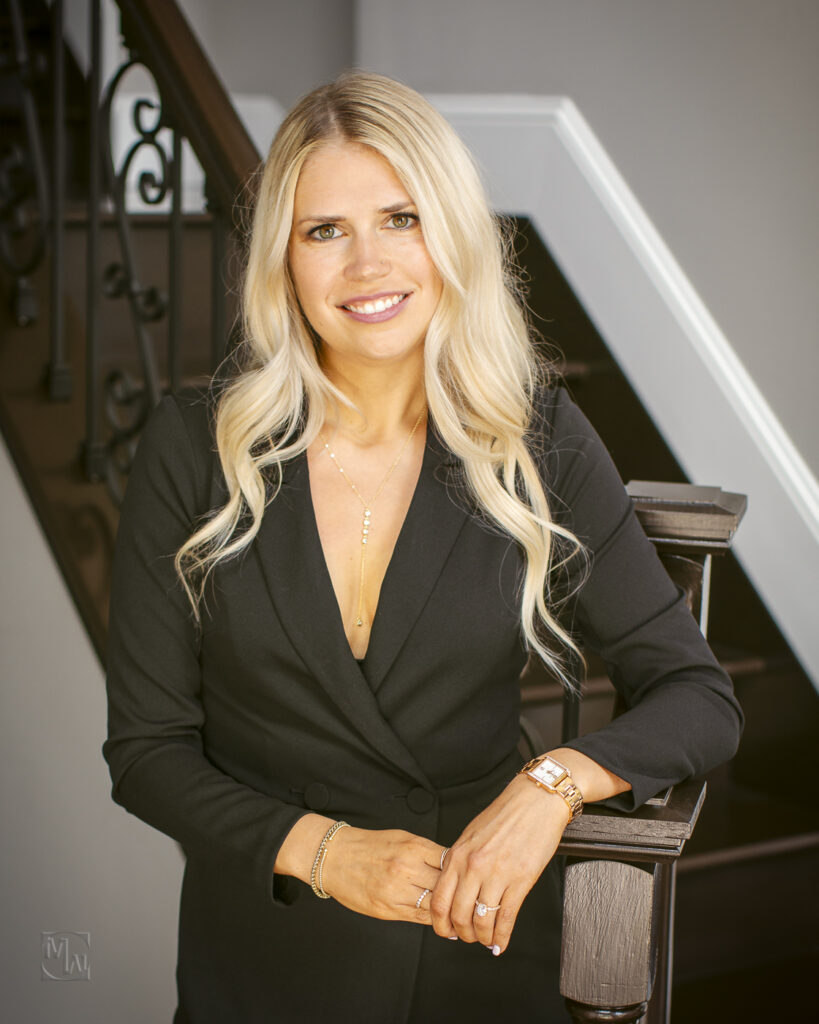 female real estate agent.