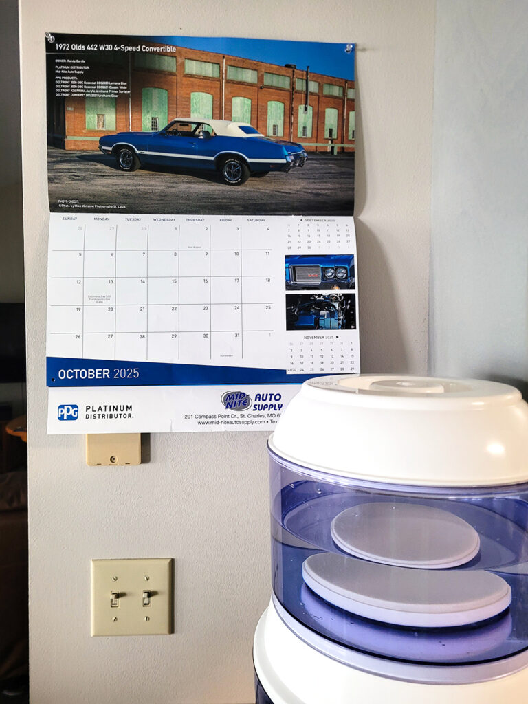 Photo of a calendar