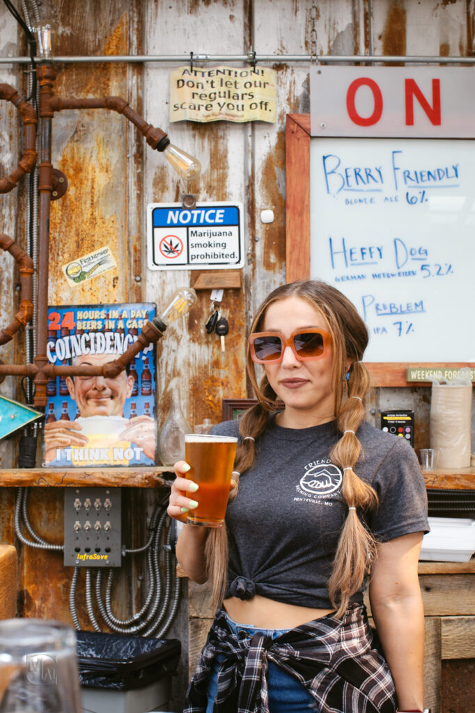 woman bartender