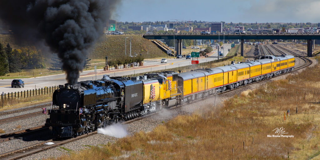 big boy 4014 leaving cheyenne