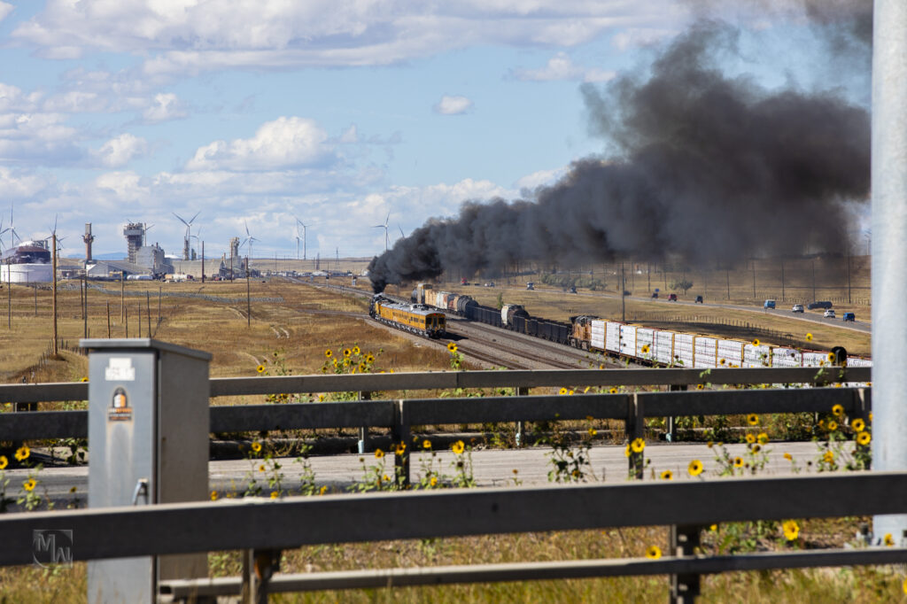 Big Boy 4014 leaving cheyenne