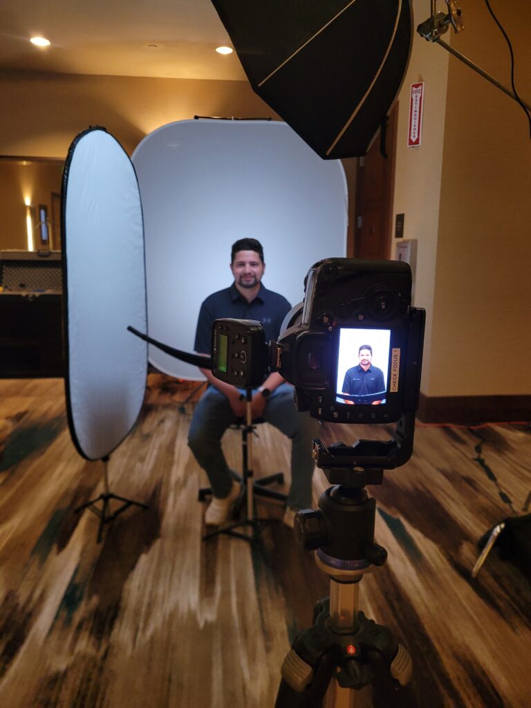 Professional headshot session