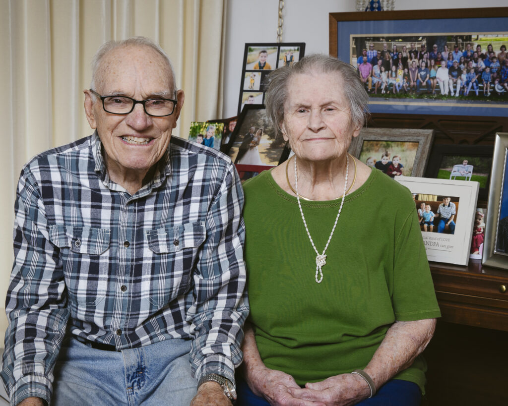 Senior married couple